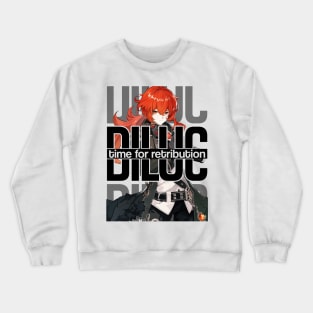 DILUC time for retribution Genshin Impact Crewneck Sweatshirt